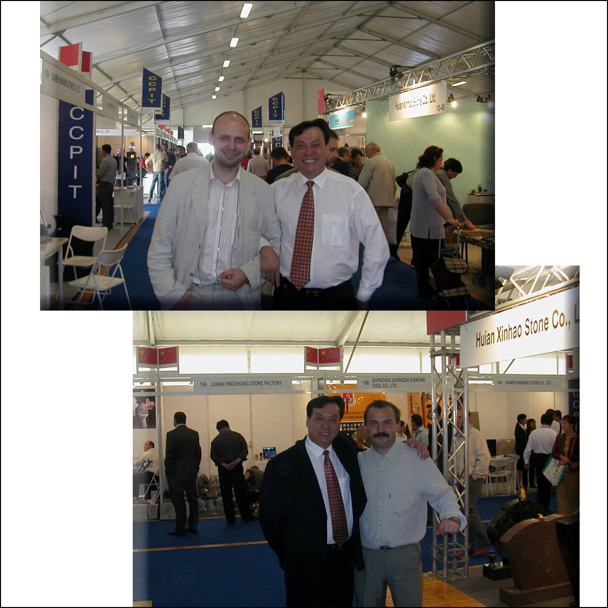 JX Abrasives Attended Italy Marmomacc in 2003