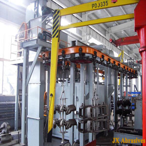 Pass-Through Monorail Blasting Machine