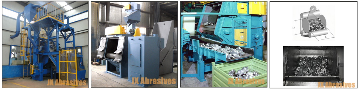 Rubber & Steel Belt Tumblast Machine Rubber & Steel Belt Tumblast Machine