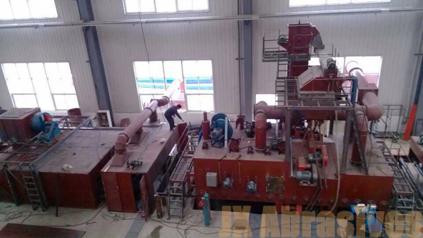 Installation of Steel Plate Blasting Machine