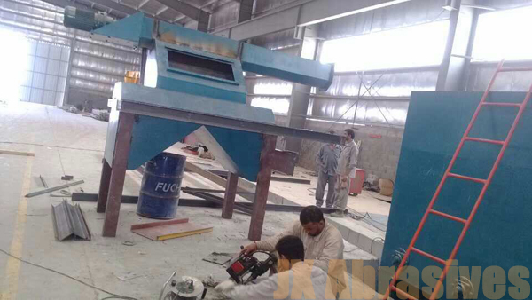 Installation of Steel Structure Blasting Machine Installation of Steel Structure Blasting Machine