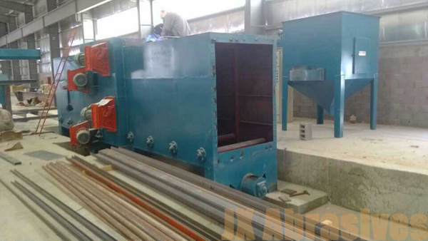 Installation of Steel Structure Blasting Machine Installation of Steel Structure Blasting Machine