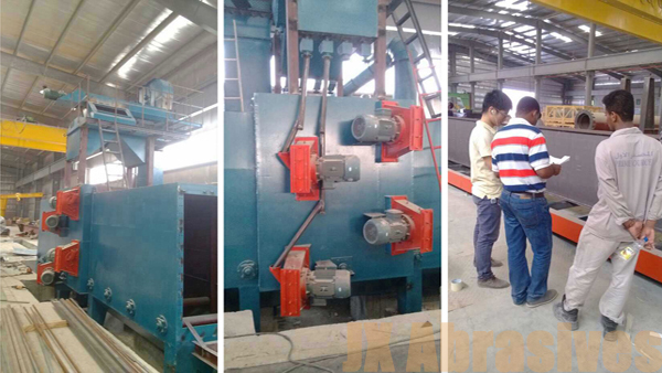 Installation of Steel Structure Blasting Machine Installation of Steel Structure Blasting Machine